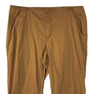 Mountain Hardwear Women's Size 14 Kentro Cord Pants Goldenrod Brown Pants Hiking